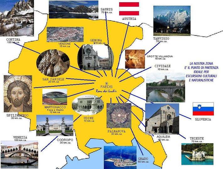 Location de vacances pour 5 personnes, avec vue ainsi que piscine et jardin à Faedis - 2