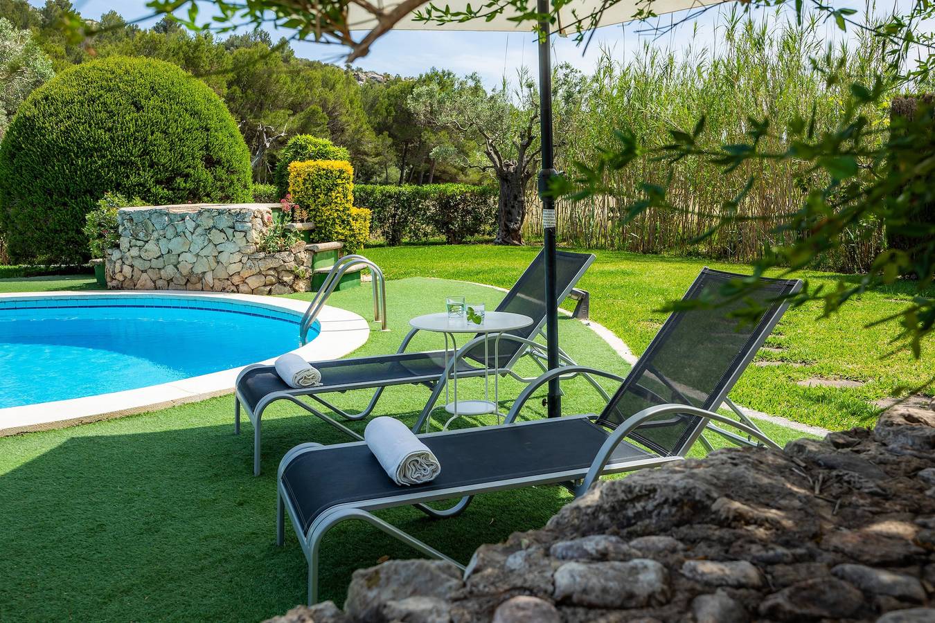 Villa "La Fortaleza" mit Bergblick, privatem Pool und Wlan in Port de Pollença, Pollença