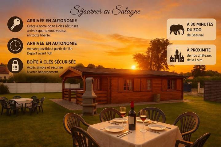 Chalet pour 4 personnes, avec jardin et vue - 1