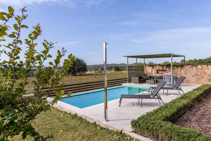 Ferienhaus "Sa Verdal" mit Pool, Wlan, Klimaanlage und Garten in Moscari, Selva