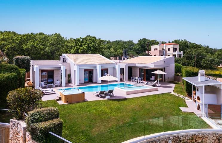 Ferienhaus für 6 Personen, mit Terrasse und Garten sowie Ausblick