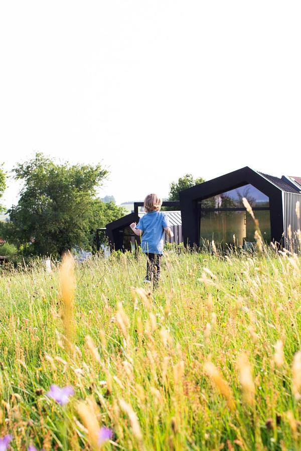 Gîte pour 4 personnes, avec vue ainsi que terrasse et jardin à Bad Wurzach