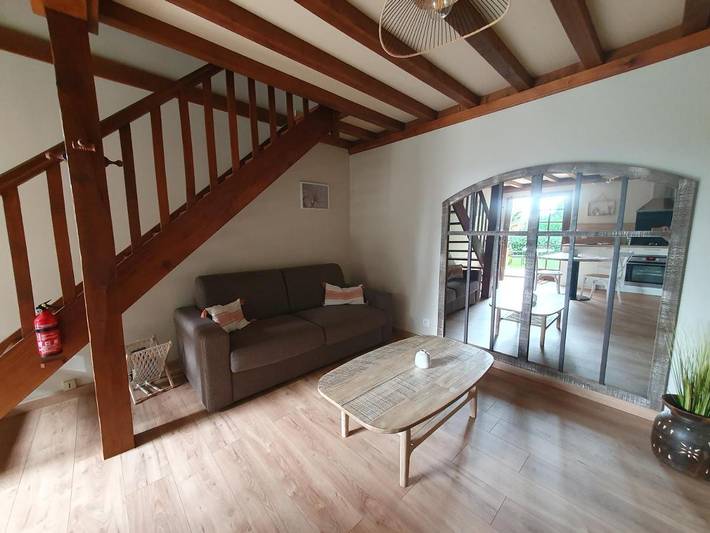Gîte pour 2 personnes, avec jardin ainsi que terrasse et vue à Sainte-Marie-au-Bosc - 3