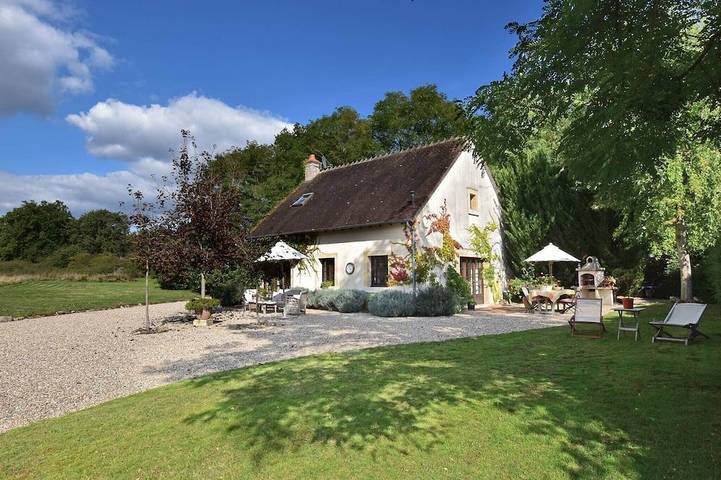 Maison de vacances pour 4 personnes, avec Terrasse ainsi que Jardin et Piscine