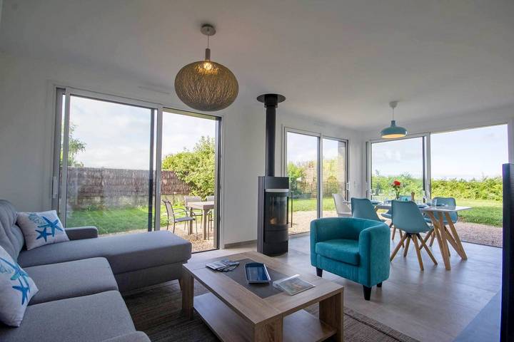 Gîte pour 5 personnes, avec Terrasse et Jardin à Plouharnel