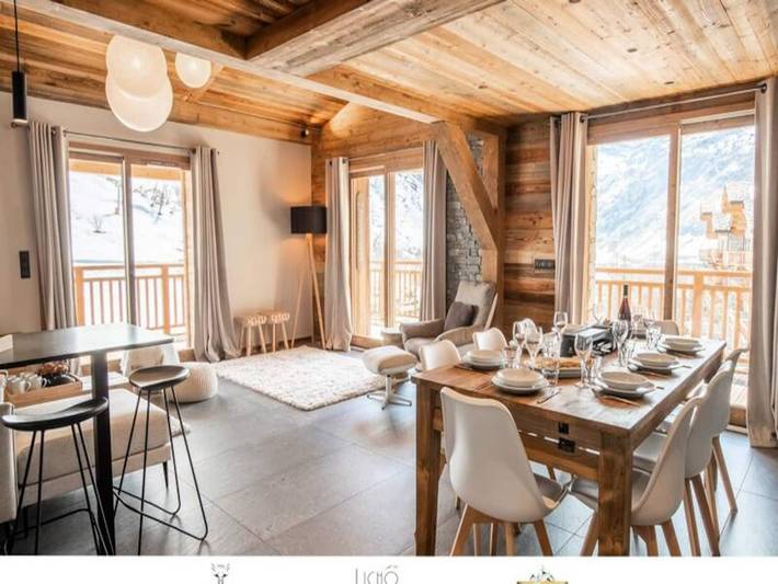 Chalet pour 12 personnes, avec balcon et sauna à Bonneval-sur-Arc