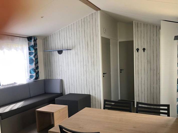 Camping Bleu Mer - Mobilheim 4 personen - Bahia Duo Grand Confort in Saint-Georges-de-Didonne, Côte de Beauté