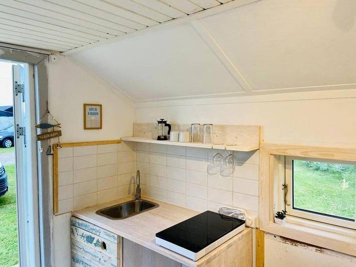 Camping für 2 Personen, mit Terrasse, mit Haustier in Dänemark an der Nordsee - 3
