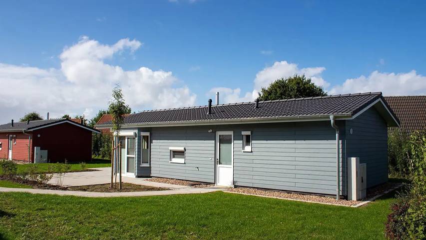 Bungalow für 4 Personen, mit Garten und Terrasse, mit Haustier