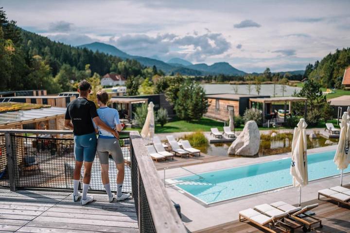 Ferienanlage für 4 Personen, mit Terrasse und Garten sowie Pool und Sauna in Kärnten
