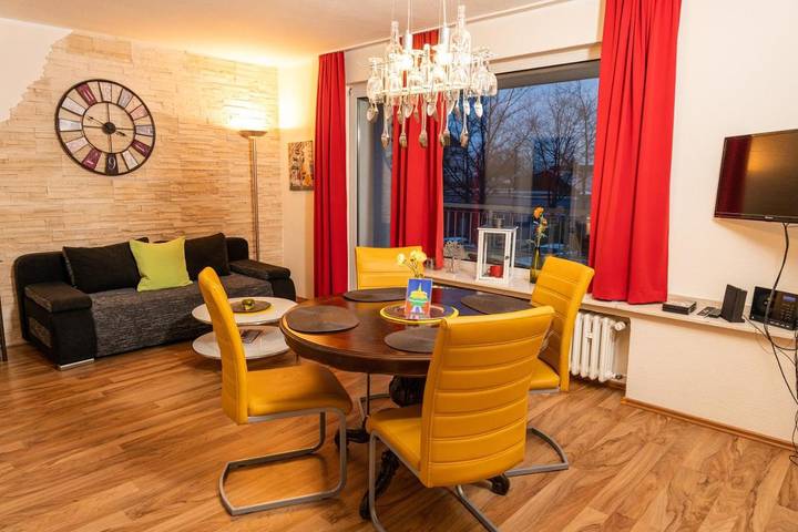 Ferienwohnung für 4 Personen, mit Balkon und Ausblick in Vellmar