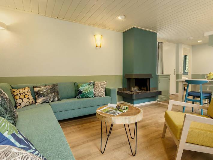 Lodge voor 6 personen, with zwembad and terras as well as tuin, met huisdier in Noord-Brabant