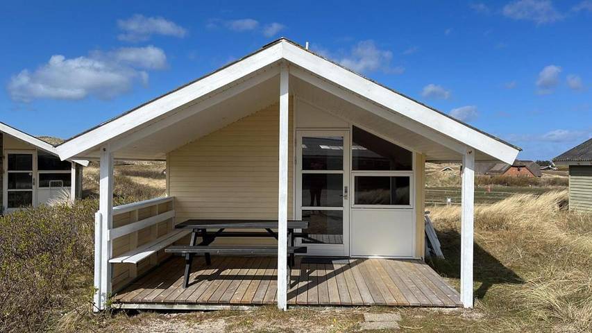 Camping für 2 Personen, mit Terrasse am Ringkøbing Fjord