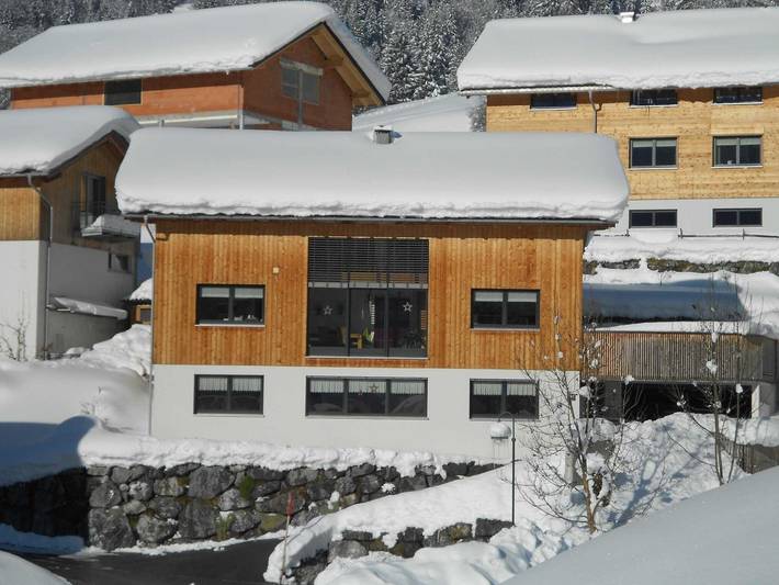 Ferienwohnung für 5 Personen, mit Terrasse und Garten sowie Ausblick in Au - 3
