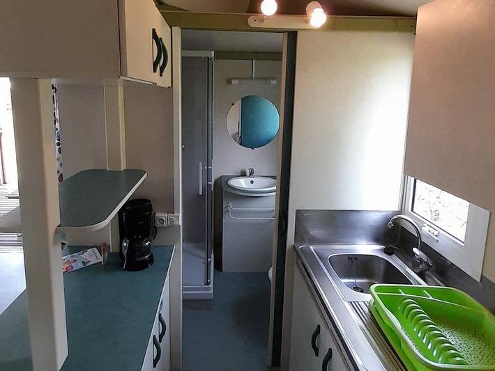 Camping Les Rulières - Chalet 5 personas - 2 habitaciones Club - Tv in Fontenay-le-Comte