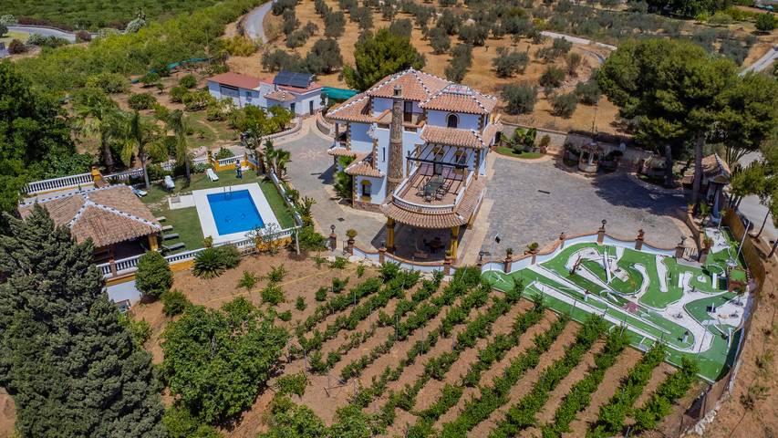 Casa rural para 12 personas, con jacuzzi y jardín en Cártama - 3