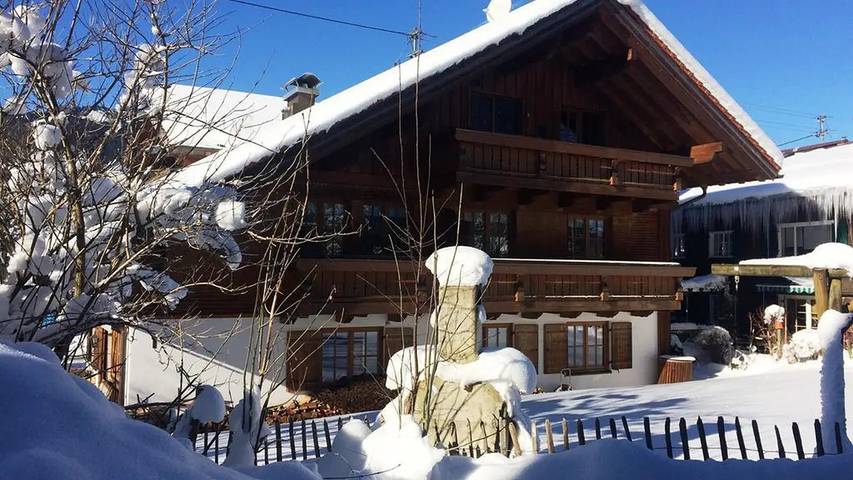 Ferienwohnung für 4 Personen, mit Garten in Obermaiselstein