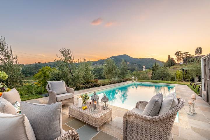 Villa voor 6 personen, met tuin in Lucca