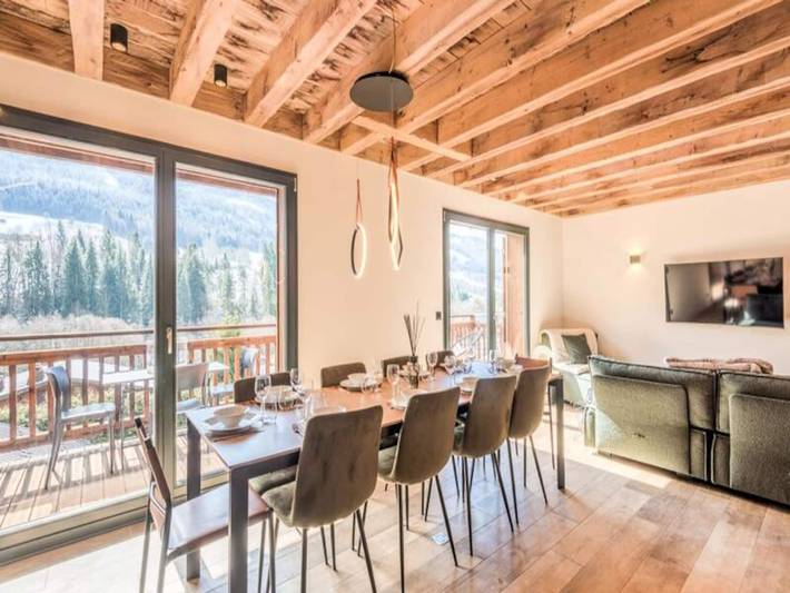 Chalet pour 8 personnes, avec jardin et terrasse à Praz-sur-Arly - 2