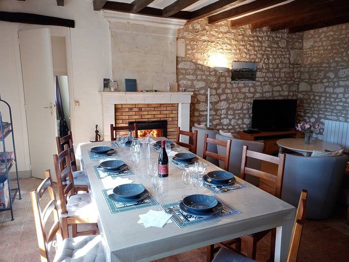 Gîte pour 7 personnes, avec terrasse et jardin, animaux acceptés en Indre-et-Loire - 4
