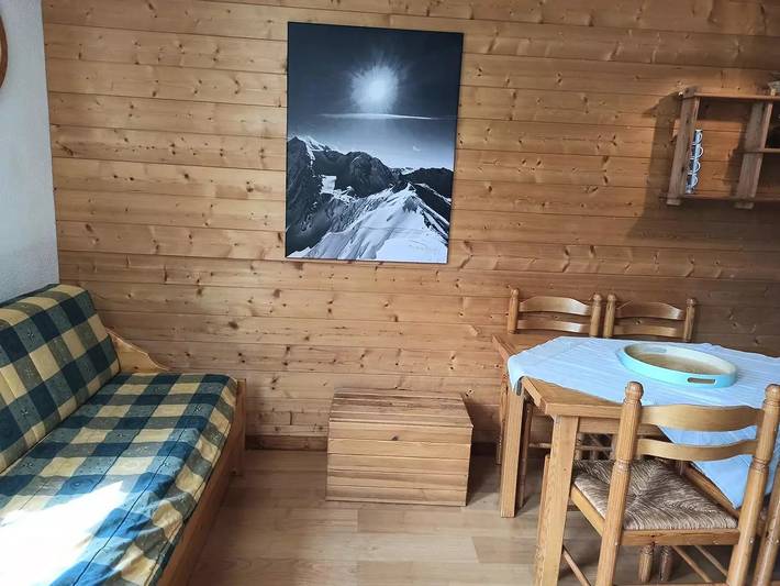 Gîte pour 4 personnes, avec balcon et vue dans Station De Peisey Vallandry