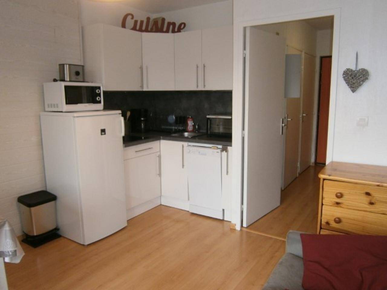 Estudio entero, Apartamento estudio "Les Fontettes 2" cerca de las pistas con balcón y piscina compartida in La Joue du Loup, Dévoluy (comuna)
