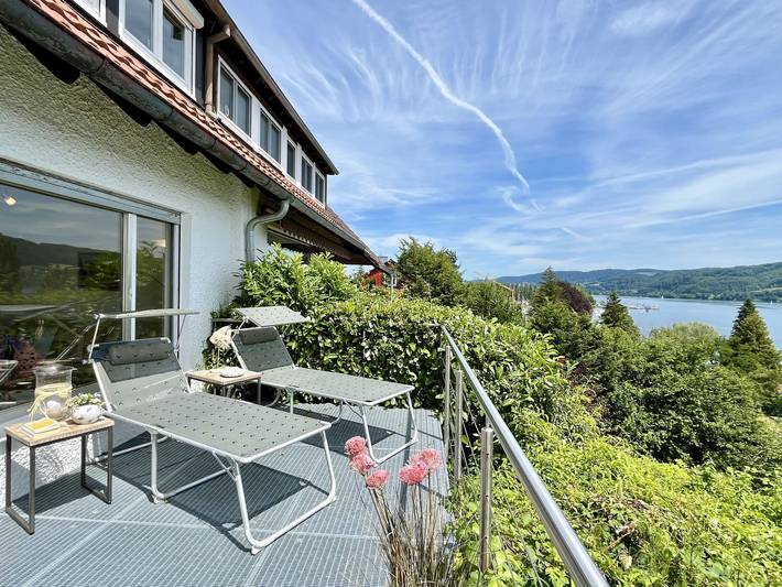 Ferienhaus für 4 Personen, mit Balkon und Terrasse sowie Garten und Seeblick in Öhningen - 4