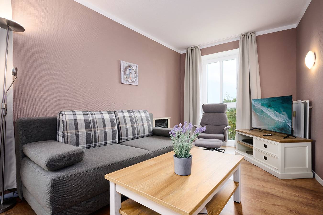 Appartement de vacances entier, Deichweg 33 Ostseeliebe Kalifornien in Kalifornien (Mer Baltique), Schönberg