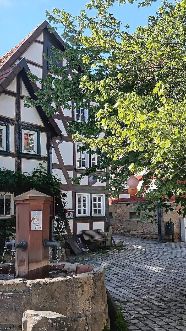 Vakantiehuis 'Burggäßchen' met wifi in Alsfeld, Vogelsberg Regio