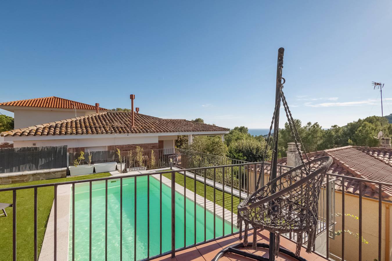 Ferienhaus 'Marice' mit Meerblick, Wlan und Klimaanlage in Premià de Dalt, Costa del Maresme