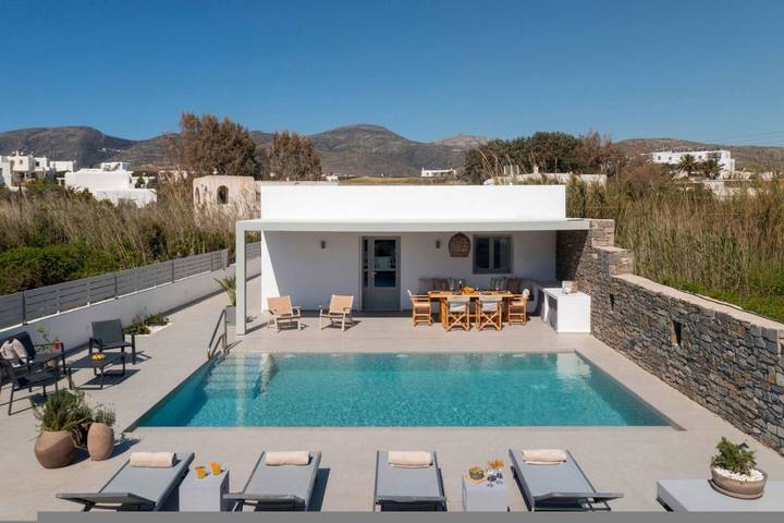 Location de vacances pour 6 personnes, avec Jardin et Piscine dans Píso Livádi - 4