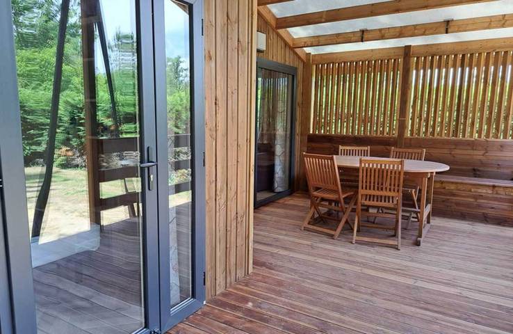 Chalet pour 6 personnes, avec bassin pour enfant et jardin, animaux acceptés en Dordogne - 2
