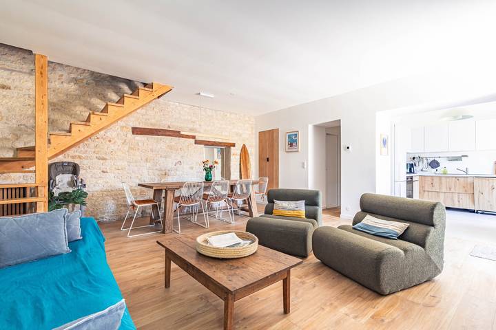 Casa de vacaciones «Encantadora Oléronaise cerca de la playa» con terraza, jardín privado y Wi-Fi in Saint-Pierre-d'Oléron, Côte de Beauté