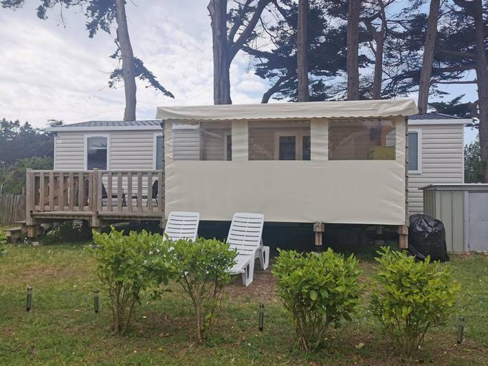 Camping pour 6 personnes, avec jacuzzi ainsi que jardin et piscine à Quiberon - 3
