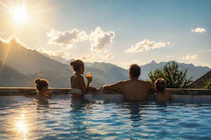 Bauernhof für 12 Personen, mit Balkon und Garten