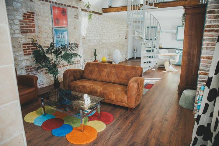 Maison de vacances pour 4 personnes, avec jardin