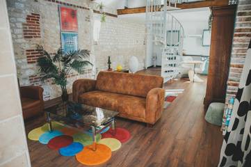 Location de vacances pour 4 personnes, avec jardin à Léry