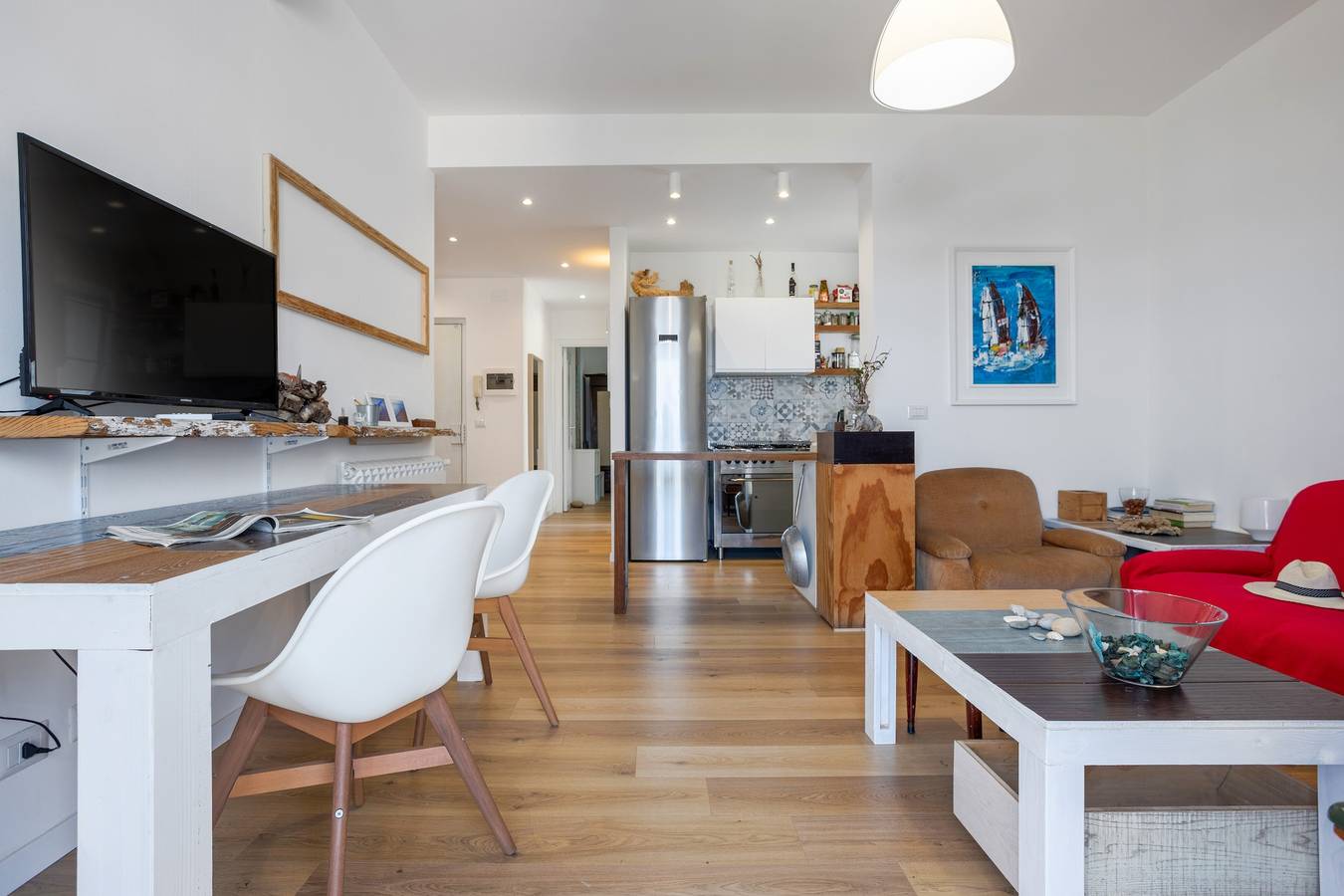 Ganze Wohnung, Ferienwohnung "Mit Blick auf das Meer" in Strandnähe mit 2 Balkonen und Wlan in Capaci, Palermo Provinz