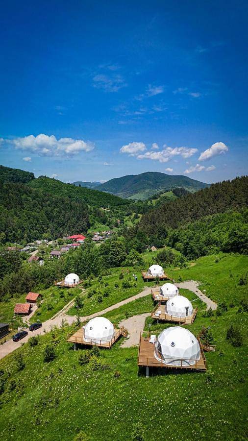 Kemping dla 2 osób, z widok i ogród oraz sauna, zwierzęta dozwolone w Rumunia