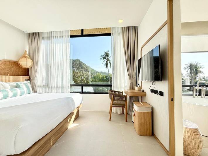 Maison d’hôte pour 2 personnes, avec vue et jardin dans Koh Tao