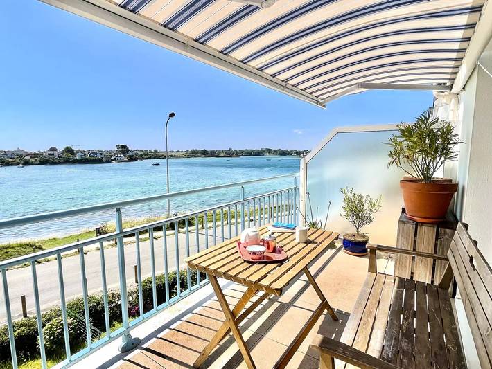 Ganze Wohnung, Ferienwohnung 2 Zimmer Duplex -53m2 -Ansicht Ria in Étel, Côte des Mégalithes