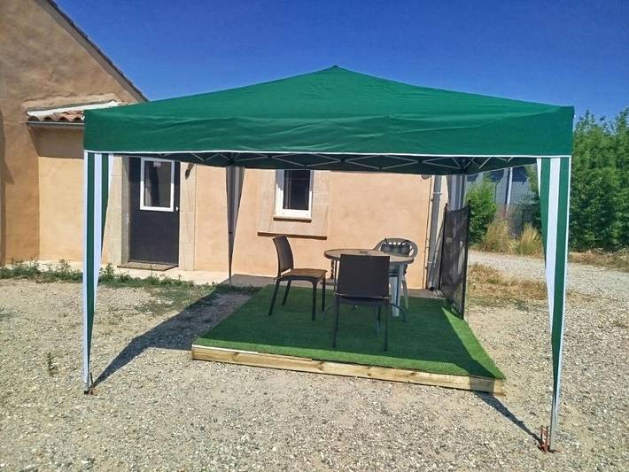 Appartement de vacances pour 3 personnes, avec jardin ainsi que vue et terrasse