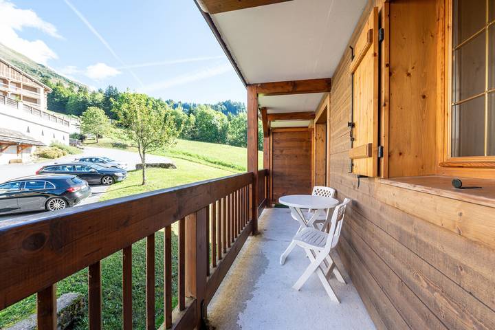 Appartement entier, Appartement "Ty Aravis" avec vue sur montagne et balcon in La Giettaz, Région d'Albertville