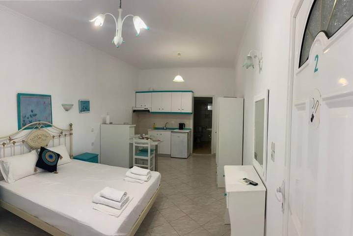 Vakantiewoning voor 3 personen, met uitzicht en terras in Parga