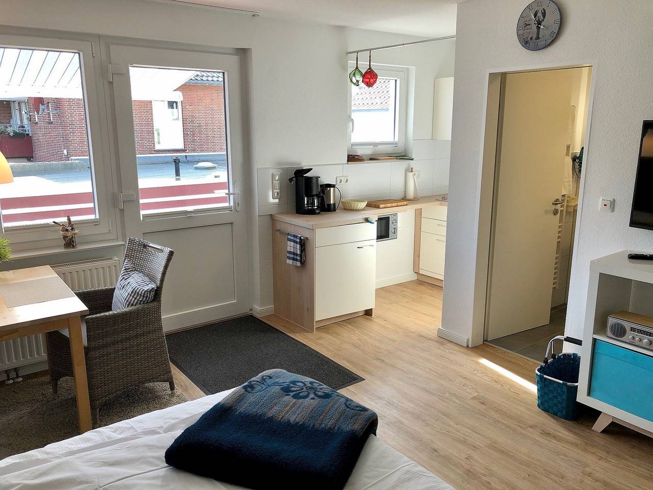 Ganze Ferienwohnung, Haus Fischerbude - 1-Raum-Fewo-Fischerbude 2 in Hafen Büsum, Büsum