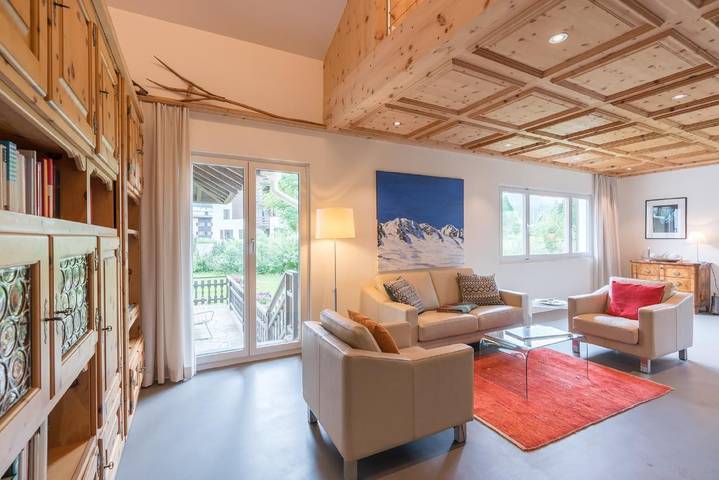 Ferienhaus für 6 Personen, mit Garten und Balkon in Oberengadin