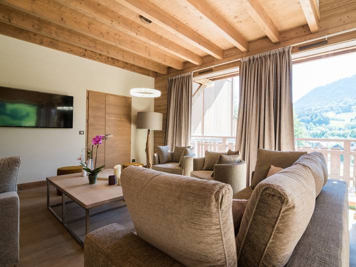 Maison pour 11 personnes, avec balcon, adapté aux familles à Praz-sur-Arly