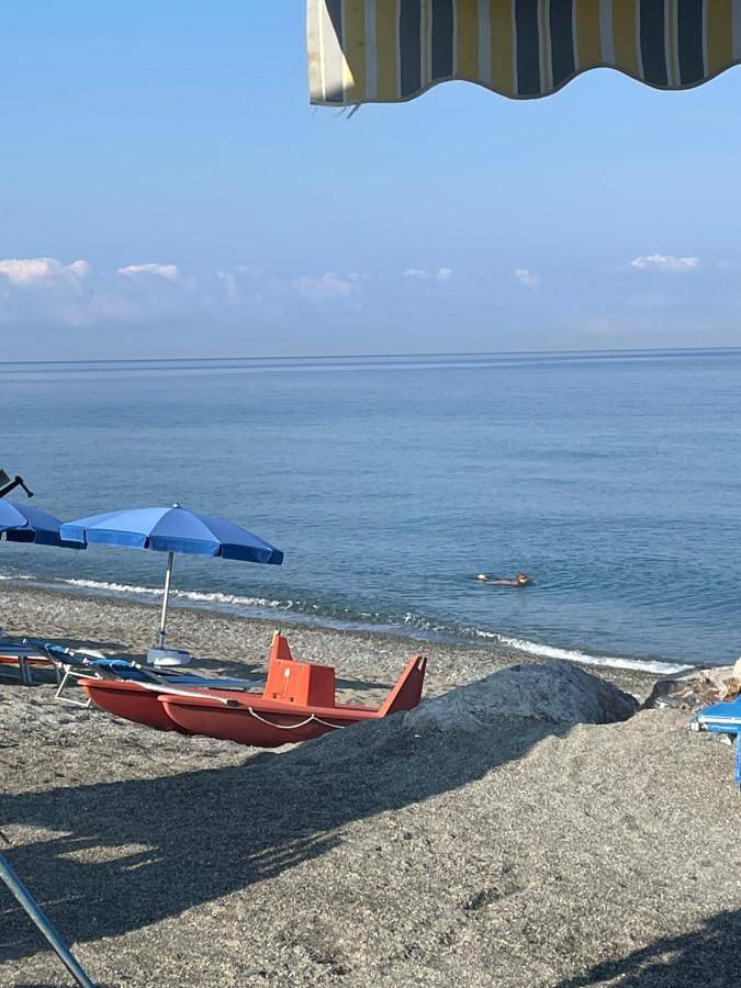 Lido Tirreno beach in Amantea, Province de Cosenza