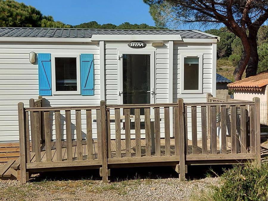 Camping Figurotta - Mobilhome 4 personnes - La Garigue 2 Ch Clim et Tv in Bizanet, Région de Narbonne