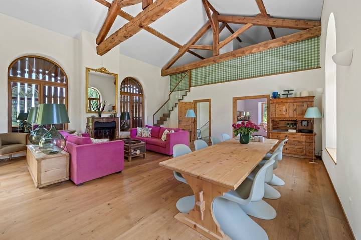 Ferienhaus für 6 Personen, mit Ausblick und Garten in Oberengadin